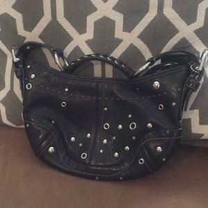 Small black coach bag